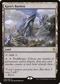 Karn's Bastion [Promo Pack: Throne of Eldraine] - Destination Retro