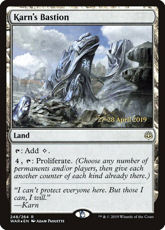Karn's Bastion  [War of the Spark Prerelease Promos] - Destination Retro