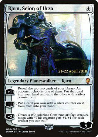 Karn, Scion of Urza [Dominaria Promos] - Destination Retro