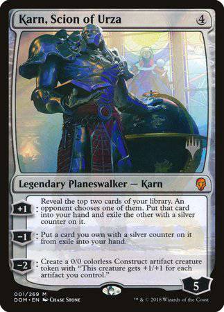 Karn, Scion of Urza [Dominaria Promos] - Destination Retro