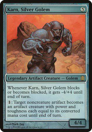 Karn, Silver Golem (Commander's Arsenal) [Commander's Arsenal Oversized] - Destination Retro