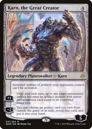 Karn, the Great Creator [War of the Spark] - Destination Retro