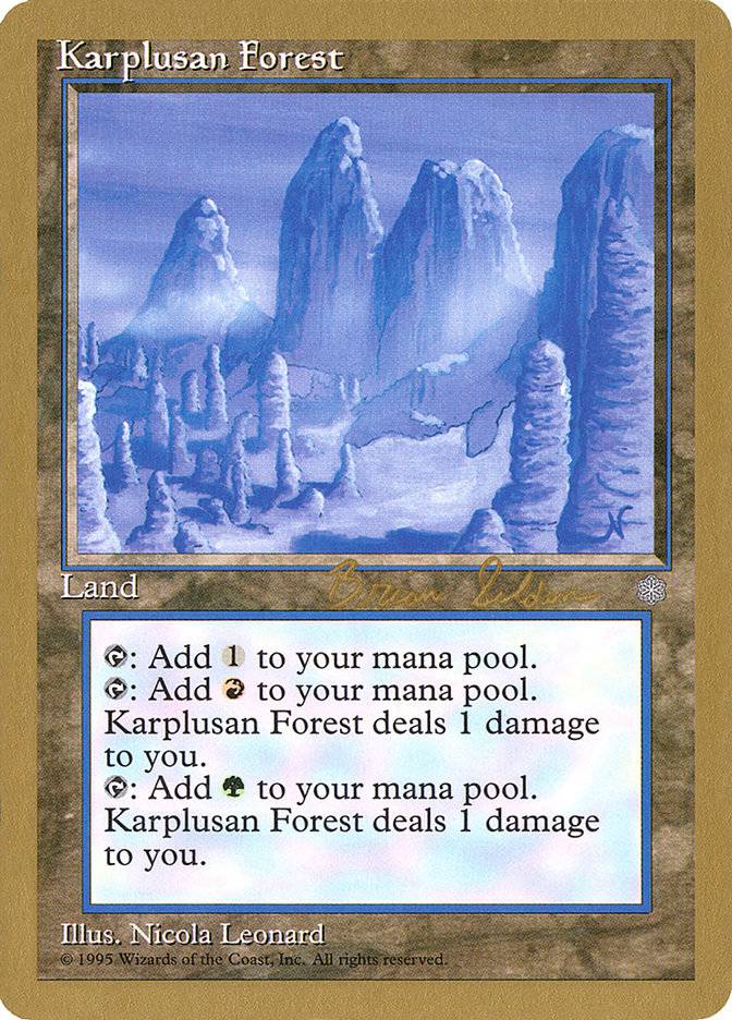 Karplusan Forest (Brian Selden) [World Championship Decks 1998] - Destination Retro