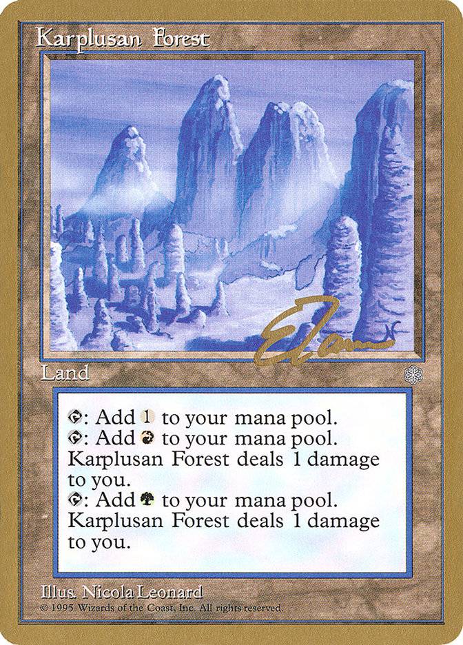 Karplusan Forest (Eric Tam) [Pro Tour Collector Set] - Destination Retro