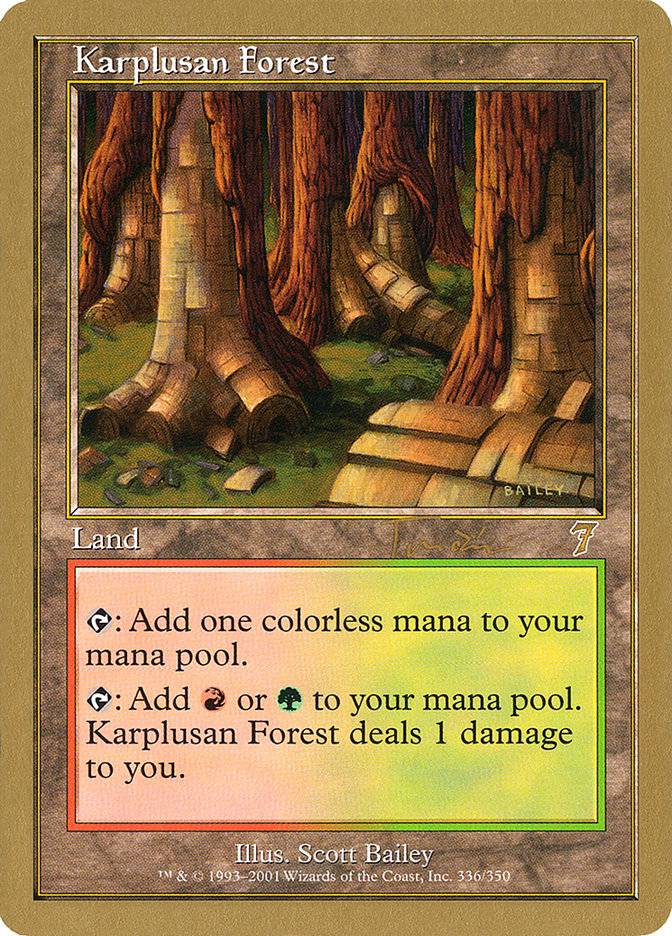Karplusan Forest (Jan Tomcani) [World Championship Decks 2001] - Destination Retro
