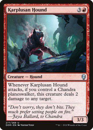 Karplusan Hound [Dominaria] - Destination Retro