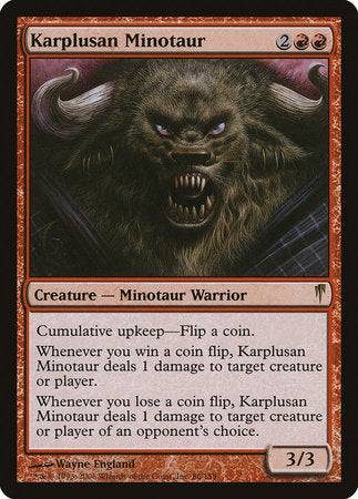 Karplusan Minotaur [Coldsnap] - Destination Retro