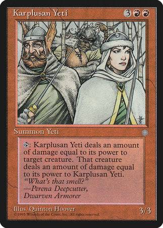 Karplusan Yeti [Ice Age] - Destination Retro