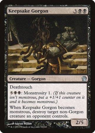 Keepsake Gorgon [Theros] - Destination Retro