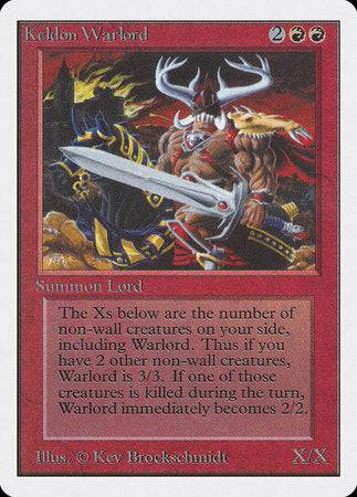 Keldon Warlord [Unlimited Edition] - Destination Retro