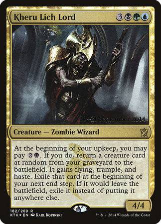 Kheru Lich Lord [Khans of Tarkir Promos] - Destination Retro