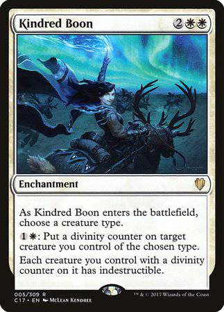 Kindred Boon [Commander 2017] - Destination Retro