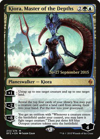 Kiora, Master of the Depths [Battle for Zendikar Promos] - Destination Retro
