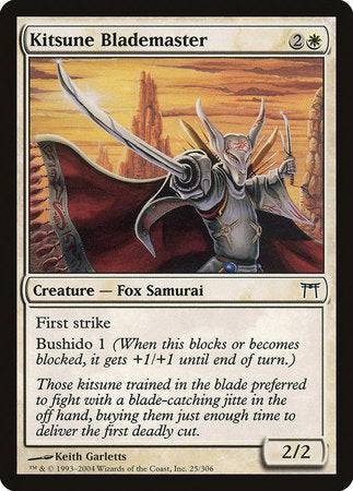 Kitsune Blademaster [Champions of Kamigawa] - Destination Retro
