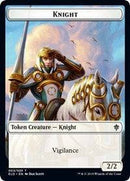 Knight // Food (15) Double-sided Token [Throne of Eldraine Tokens] - Destination Retro