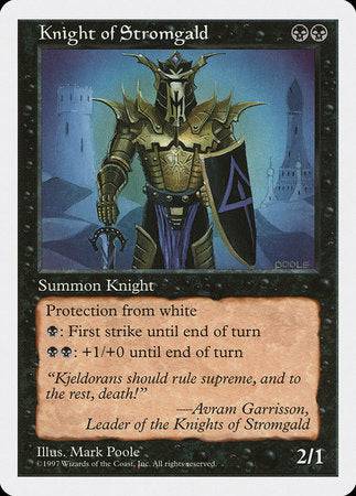 Knight of Stromgald [Fifth Edition] - Destination Retro