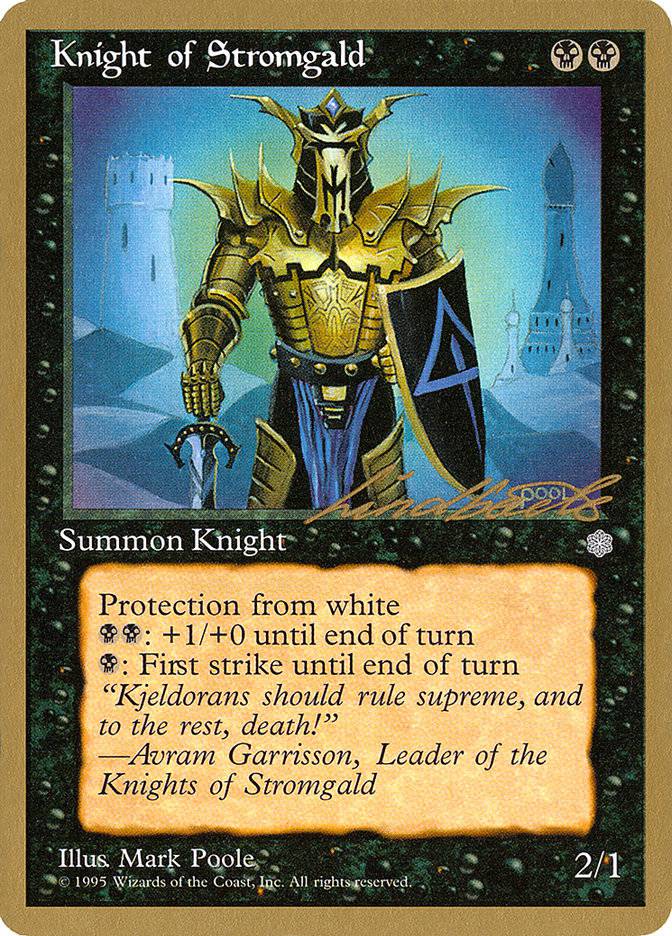 Knight of Stromgald (Leon Lindback) [Pro Tour Collector Set] - Destination Retro