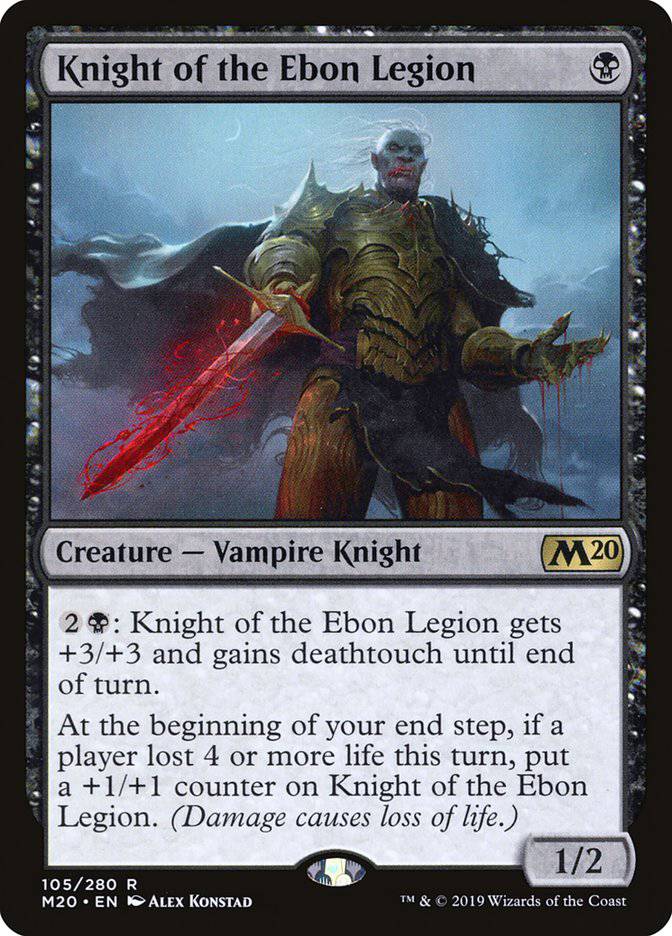 Knight of the Ebon Legion [Core Set 2020] - Destination Retro