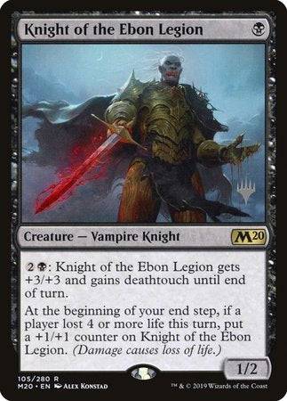 Knight of the Ebon Legion [Core Set 2020 Promos] - Destination Retro