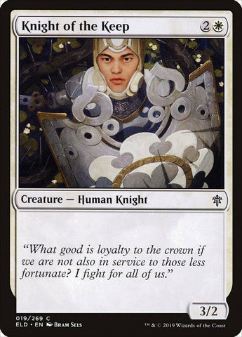 Knight of the Keep [Throne of Eldraine] - Destination Retro