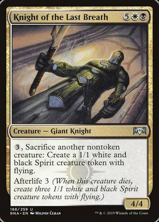 Knight of the Last Breath [Ravnica Allegiance] - Destination Retro