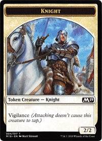 Knight // Thopter Double-sided Token (Game Night) [Core Set 2019 Tokens] - Destination Retro