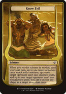 Know Evil (Archenemy: Nicol Bolas) [Archenemy: Nicol Bolas Schemes] - Destination Retro