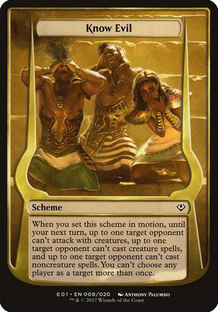 Know Evil (Archenemy: Nicol Bolas) [Archenemy: Nicol Bolas Schemes] - Destination Retro