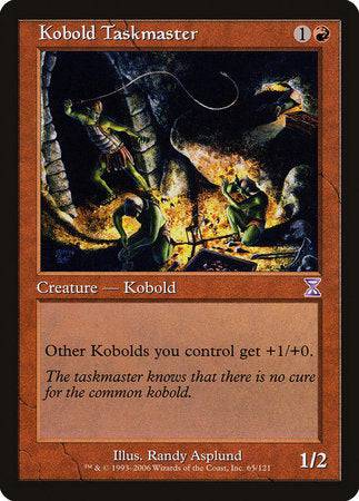 Kobold Taskmaster [Time Spiral Timeshifted] - Destination Retro