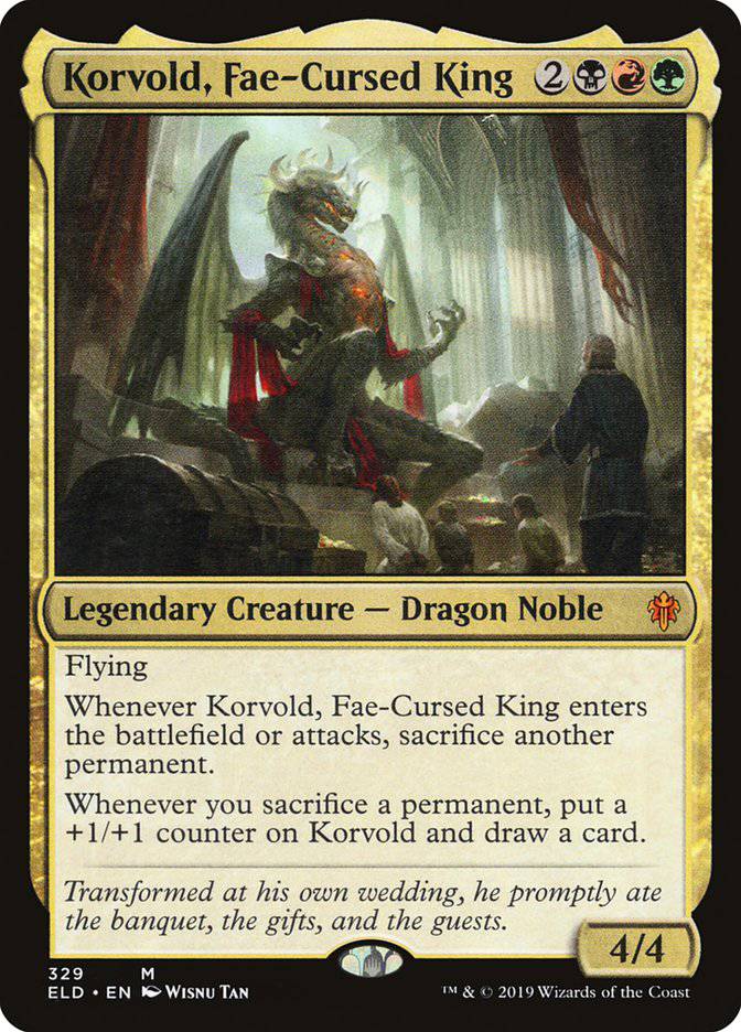 Korvold, Fae-Cursed King [Throne of Eldraine] - Destination Retro