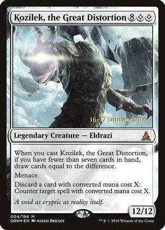 Kozilek, the Great Distortion [Oath of the Gatewatch Promos] - Destination Retro