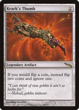 Krark's Thumb [Mirrodin] - Destination Retro