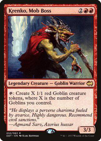 Krenko, Mob Boss [Duel Decks: Merfolk vs. Goblins] - Destination Retro