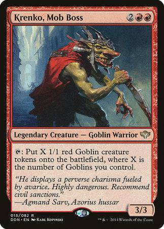 Krenko, Mob Boss [Duel Decks: Speed vs. Cunning] - Destination Retro