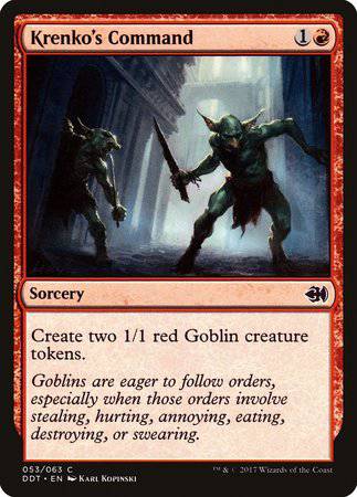 Krenko's Command [Duel Decks: Merfolk vs. Goblins] - Destination Retro