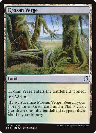 Krosan Verge [Commander 2019] - Destination Retro