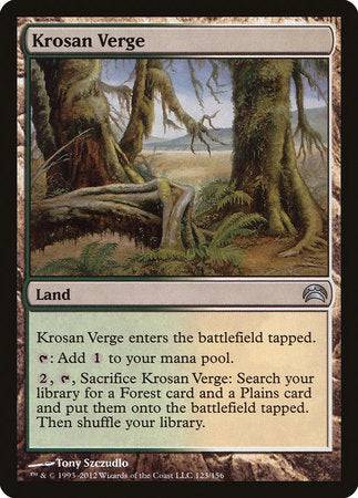 Krosan Verge [Planechase 2012] - Destination Retro