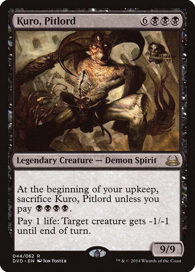 Kuro, Pitlord (Divine vs. Demonic) [Duel Decks Anthology] - Destination Retro