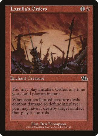 Latulla's Orders [Prophecy] - Destination Retro