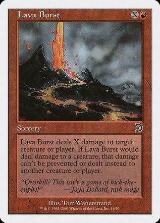 Lava Burst [Deckmasters] - Destination Retro