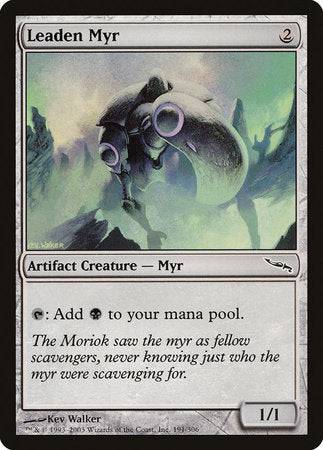 Leaden Myr [Mirrodin] - Destination Retro