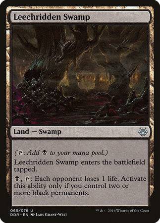 Leechridden Swamp [Duel Decks: Nissa vs. Ob Nixilis] - Destination Retro