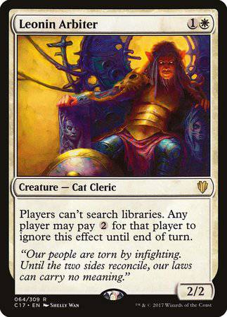 Leonin Arbiter [Commander 2017] - Destination Retro