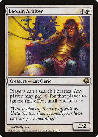 Leonin Arbiter [Scars of Mirrodin] - Destination Retro