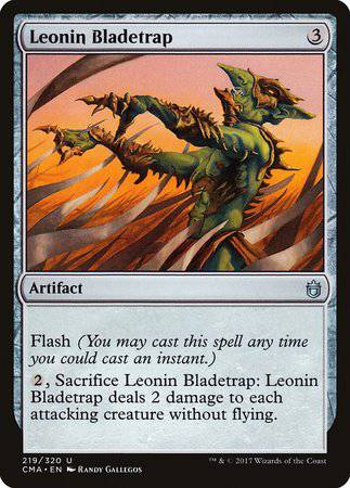 Leonin Bladetrap [Commander Anthology] - Destination Retro
