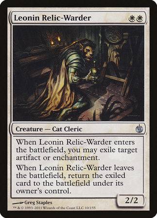 Leonin Relic-Warder [Mirrodin Besieged] - Destination Retro