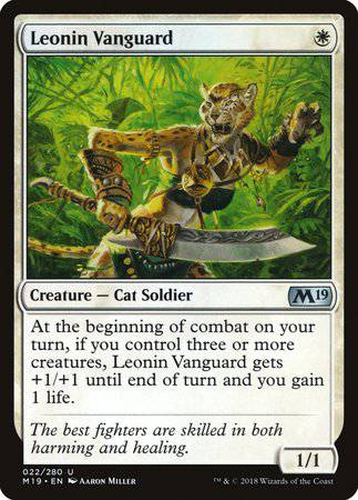 Leonin Vanguard [Core Set 2019] - Destination Retro