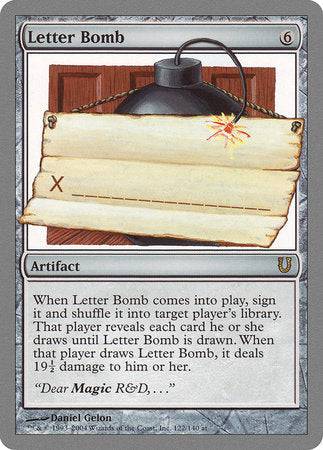 Letter Bomb [Unhinged] - Destination Retro