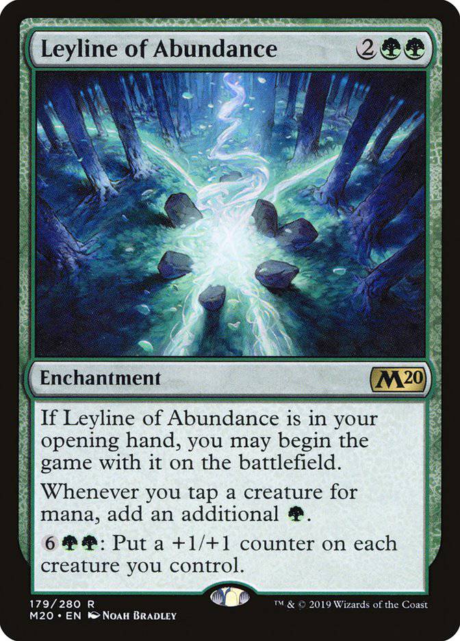Leyline of Abundance [Core Set 2020] - Destination Retro
