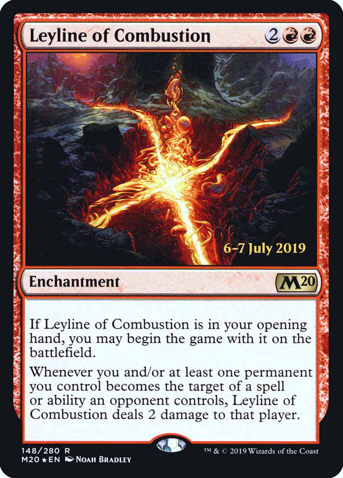 Leyline of Combustion  [Core Set 2020 Prerelease Promos] - Destination Retro